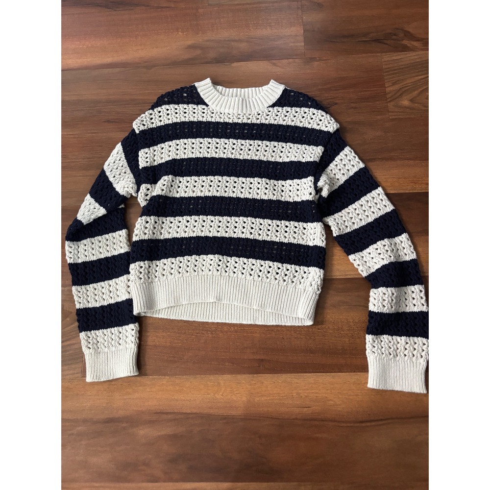 Universal Threads Crochet striped Sweater
